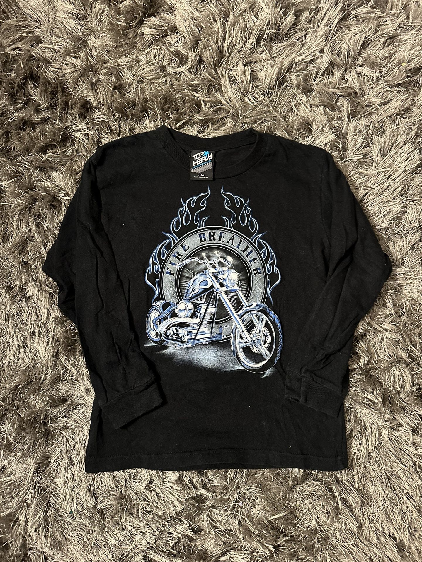 Kids Y2K TOP HEAVY fire Breather