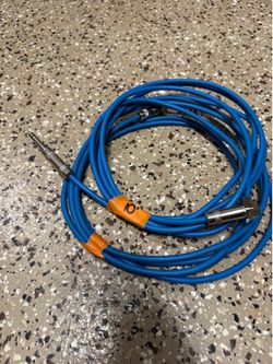Assorted 1/4 Inch Instrument and Speaker Cables