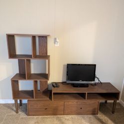 Haversham Mid-century MCM Retro Modern TV Stand Entertainment Center and Display Unit