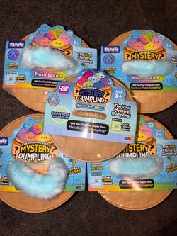 RMS Plush dumplings and slow rise metalic edition dumpling NEW