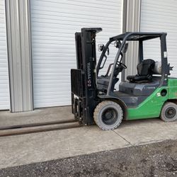 2015 Toyota 8FGU25 Forklift - 4,500LB Lift Capacity - LPG & Gas