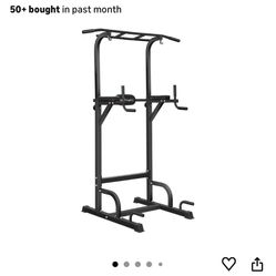 BangTong&Li Power Tower, Pull Up Bar Dip Station/Stand for Home Gym Strength Training Workout Equipment