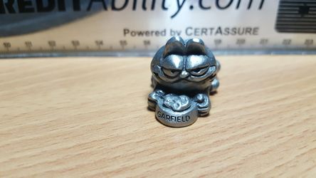 Vintage 1981 Garfield figurine pewter (Schmid)