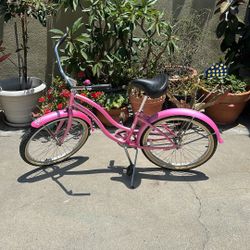 24 Inch Grill, Pink Phat Bike Cruiser