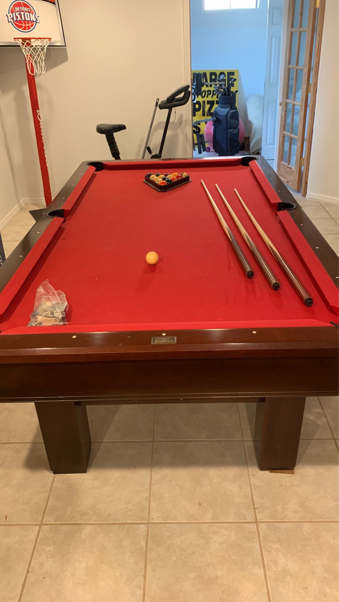 Collector Pool Table - Marlboro Branded