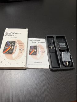 H Band Smart Watch Black