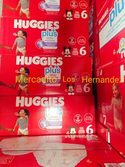 Huggies Size 6 Little Movers 126 Pañales Diapers❗️Nuevos Firm Price