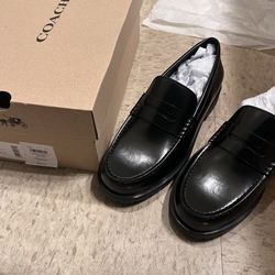 Coach Reagan Leather Loafers