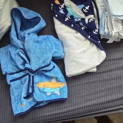 Baby Robe With Wash Clothes 