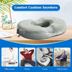 Donut Pillow seat Cushion for Tailbone Pain Hemorrhoid Butt Donut Car Seat  Cushion for Office Chair,Orthopedic Memory Foam Sitting Pillow Butt Cushion