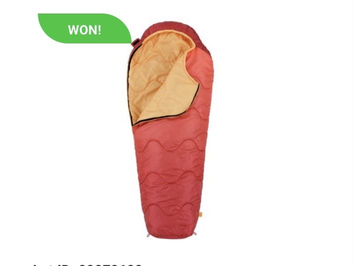 Firefly! Outdoor Gear Youth Mummy Sleeping Bag - Red (70 In. X 30 In.)