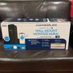 New Chamberlain Wall Mount Drive Ultra-Quiet Smart Garage Door Opener with Battery Backup and WiFi Connection