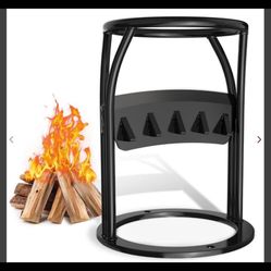 Bundle: Fire Wood Splitter and Rack w/cover