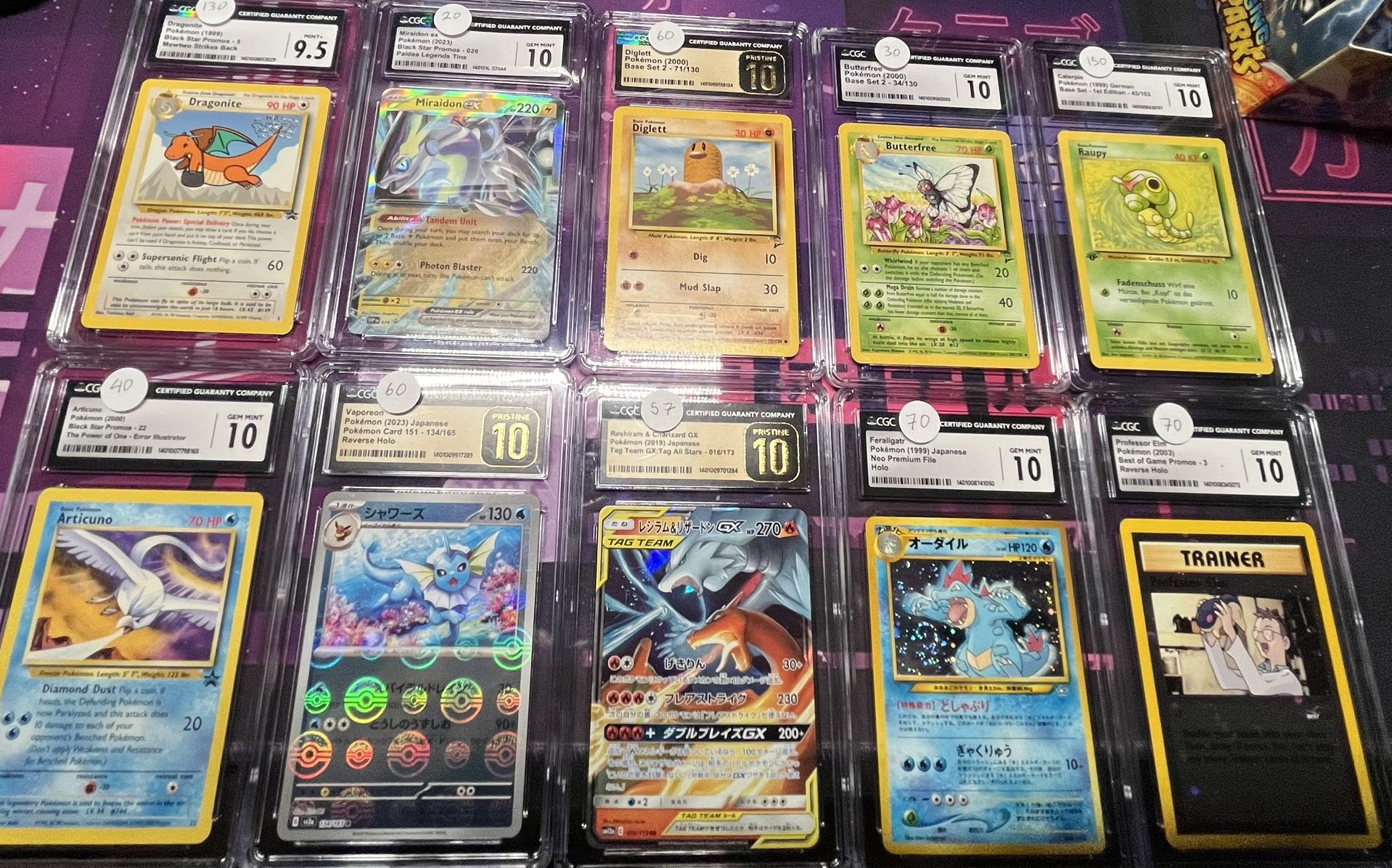Pokemon CGC Graded Cards