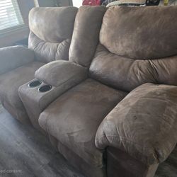 Reclining Loveseat & Sofa Set