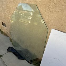 Hexagon Glass Table Top