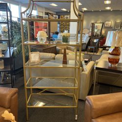 Gold Frame Bookcase