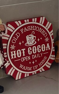Hot Cocoa Sign
