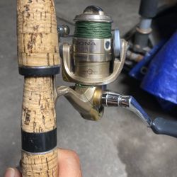 Light Fishing Rod With Shimano Sedona 1500FB Reel