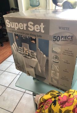 Super set dining set 50 piece