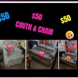 $50 for Couch and Chair Lamp