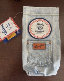 2026 Tito’s Vodka Wrangler Jeans Denim Bottle Bag
