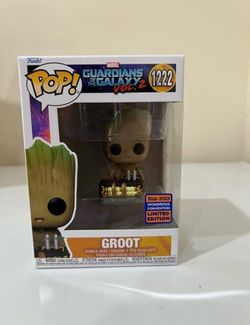 VAULTED Groot Detonator WONDROUS CONVENTION Funko Pop #1222 Marvel MCU Guardians