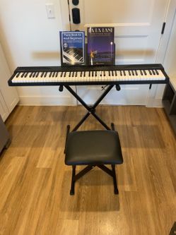 Alesis 88-Key Digital Piano Complete Starter Bundle – Bench, Stand, Books & Carrying Bag