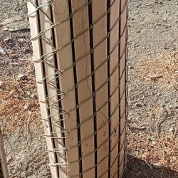 Chain link PDS Galvanized Fabric With  Slats