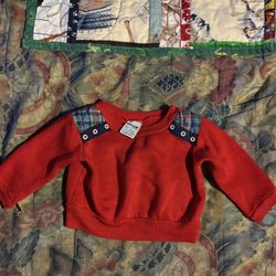 red toddler crewneck sweatshirt 