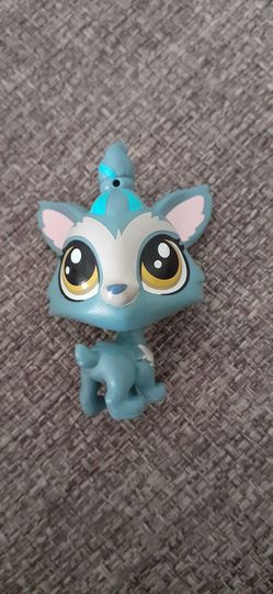 Littlest Pet Shop Blue Cat Figure