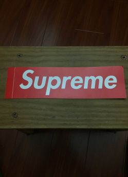 Supreme box logo sticker
