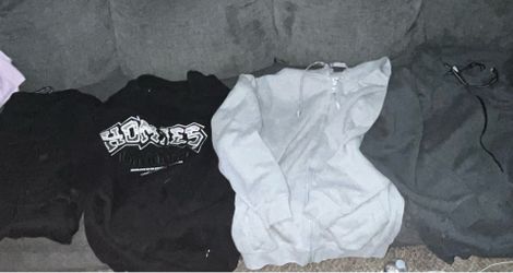 Pro club hoodies, homie hoodie and fb county sweatpant xl together
