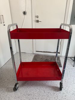 Snap On  Metal 2-Tier Rolling Cart