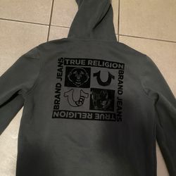 Green true religion hoodie MEDUIM