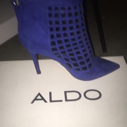 Cobalt blue Aldo booties
