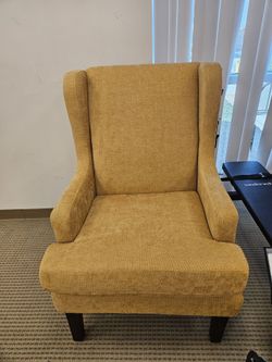 Wingback Accent Chair – Upholstered Lounge Chair – Living Room Chair (Multiple Colors Available)