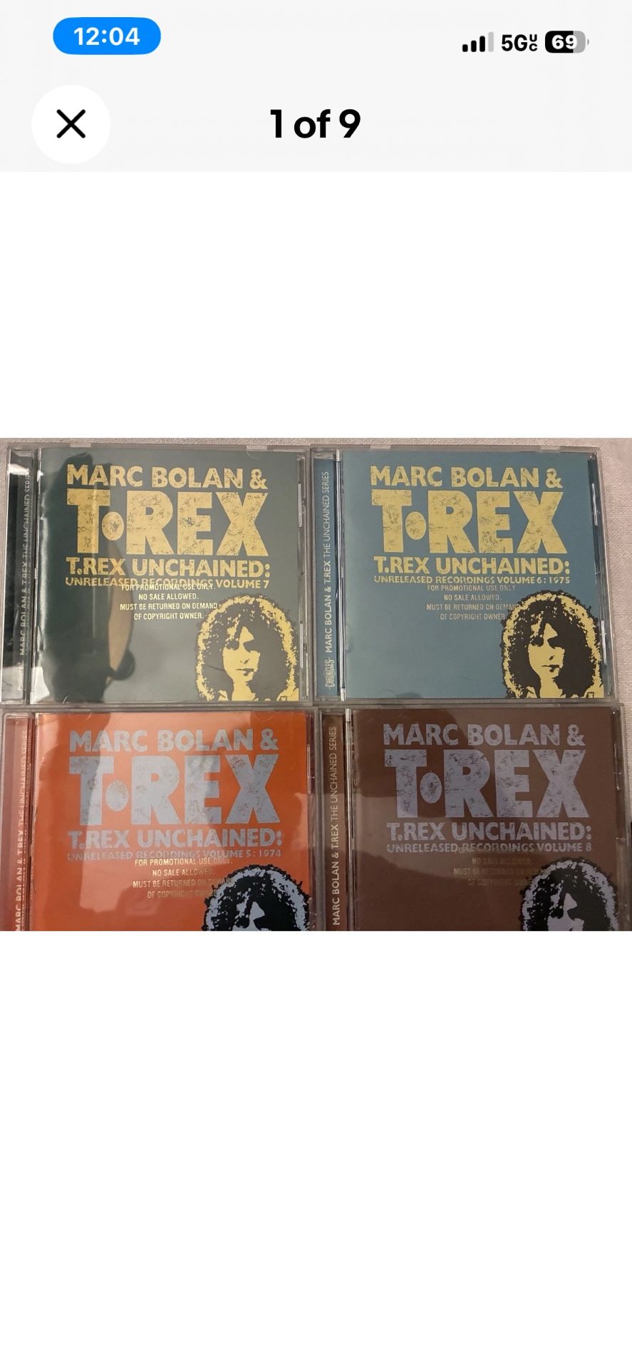 Mark Bolin T. REX rare CDS!