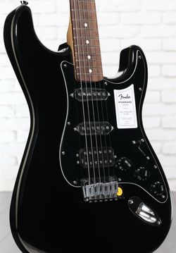 Fender Standard Stratocaster Black Mint New With Gig Bag $450