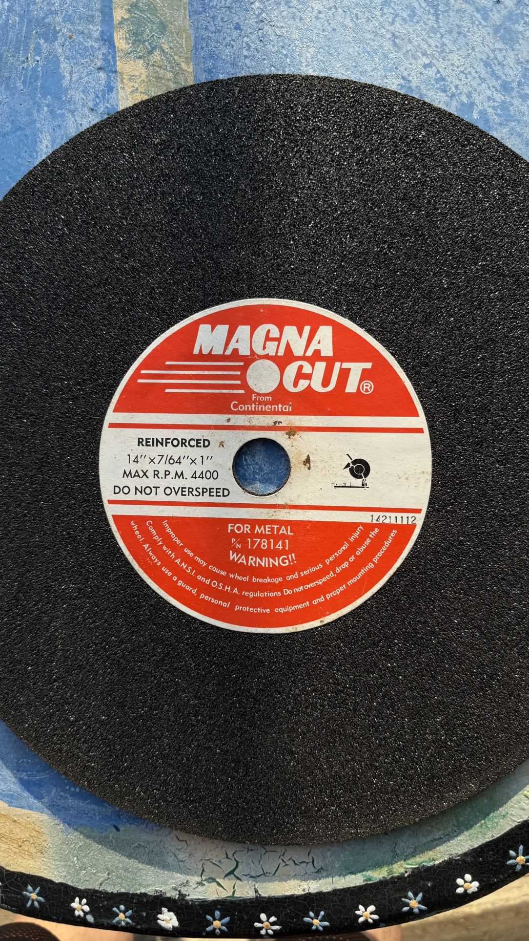 Magna Cut 14”x7/64”x1” Metal Cut Off Blades