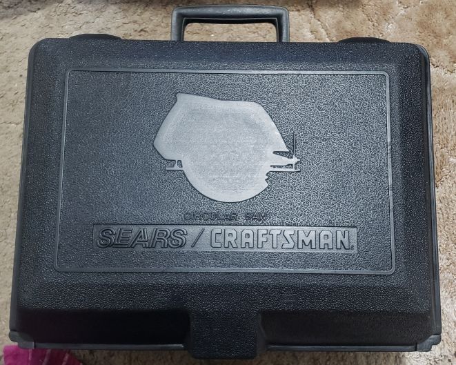 Sears Craftsman 2-1/2 Hp Circular Saw Original Case Never Used