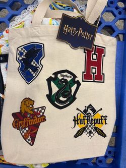 Harry Potter Tote Bag – 4 Casas – Nueva con Etiqueta