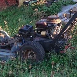 A Old School Commercial Lawn Mower