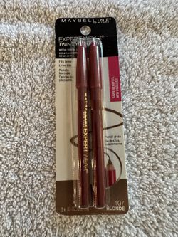 Maybelline Expert Eyes Twin Brow and Eye Pencils, 107 Blonde