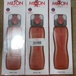 MILTON Triton Kids Water Bottle 25 Oz Multi Color 3 Pack
