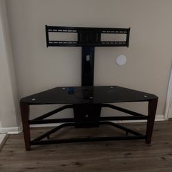 Glass entertainment center