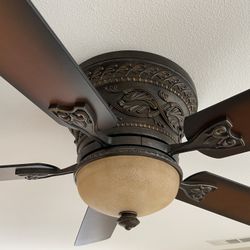 Ceiling Fan With Light And Remote Control 