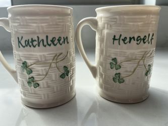 Set of Belleek Mugs