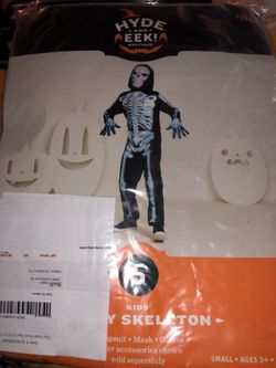 Boys skeleton Halloween costume
