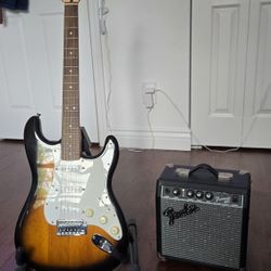 Fender Squire Strat Electric Guitar 